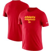 Wholesale Cheap Kansas City Chiefs Nike Sideline Local Performance T-Shirt Red