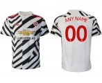 Wholesale Cheap Men 2020-2021 club Manchester United away aaa version customized white Soccer Jerseys