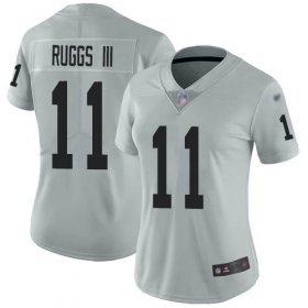 Wholesale Cheap Nike Raiders #11 Henry Ruggs III Silver Women\'s Stitched NFL Limited Inverted Legend Jersey