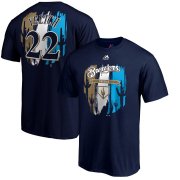 Wholesale Cheap Milwaukee Brewers #22 Christian Yelich Majestic 2019 Spring Training Name & Number T-Shirt Navy