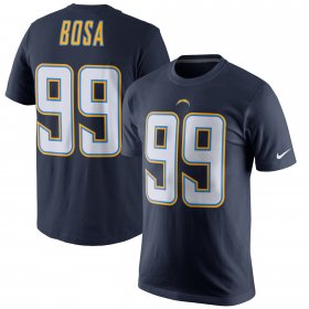 Wholesale Cheap Los Angeles Chargers #99 Joey Bosa Nike Player Pride Name & Number T-Shirt Navy