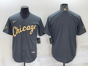 Wholesale Men's Chicago White Sox Blank Grey 2022 All Star Stitched Cool Base Nike Jersey