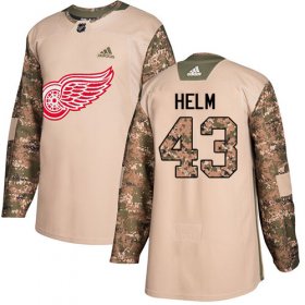 Wholesale Cheap Adidas Red Wings #43 Darren Helm Camo Authentic 2017 Veterans Day Stitched NHL Jersey