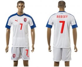 Wholesale Cheap Czech #7 Posicky Away Soccer Country Jersey