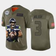Cheap Seattle Seahawks #3 Russell Wilson Nike Team Hero Vapor Limited NFL Jersey Camo