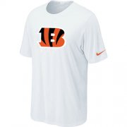 Wholesale Cheap Nike Cincinnati Bengals Sideline Legend Authentic Logo Dri-FIT NFL T-Shirt White