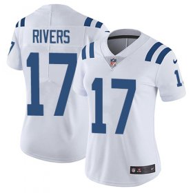 Wholesale Cheap Nike Colts #17 Philip Rivers White Women\'s Stitched NFL Vapor Untouchable Limited Jersey