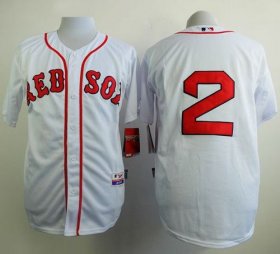 Wholesale Cheap Red Sox #2 Xander Bogaerts White Cool Base Stitched MLB Jersey