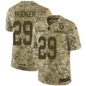 Wholesale Cheap Nike Colts #29 Malik Hooker Camo Youth Stitched NFL Limited 2018 Salute to Service Jersey