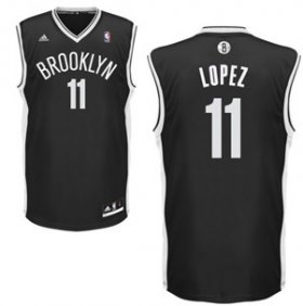 Wholesale Cheap Brooklyn Nets #11 Brook Lopez Black Swingman Jersey