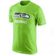 Wholesale Cheap Seattle Seahawks Nike Facility T-Shirt Neon Green