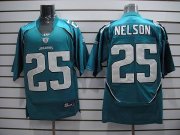 Wholesale Cheap Jaguars Reggie Nelson #25 Green Stitched Team Color NFL Jersey