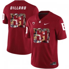 Wholesale Cheap Washington State Cougars 60 Andre Dillard Red Fashion College Football Jersey