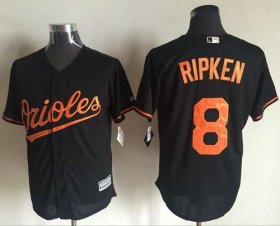 Wholesale Cheap Orioles #8 Cal Ripken Black New Cool Base Stitched MLB Jersey