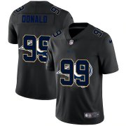 Wholesale Cheap Los Angeles Rams #99 Aaron Donald Men's Nike Team Logo Dual Overlap Limited NFL Jersey Black