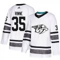 Wholesale Cheap Adidas Predators #35 Pekka Rinne White Authentic 2019 All-Star Stitched NHL Jersey