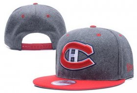 Wholesale Cheap NHL Montreal Canadiens Stitched Snapback Hats 001