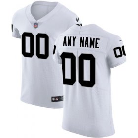 Wholesale Cheap Nike Las Vegas Raiders Customized White Stitched Vapor Untouchable Elite Men\'s NFL Jersey