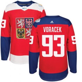 Wholesale Cheap Team Czech Republic #93 Jakub Voracek Red 2016 World Cup Stitched NHL Jersey