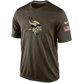 Wholesale Cheap Men\'s Minnesota Vikings Salute To Service Nike Dri-FIT T-Shirt