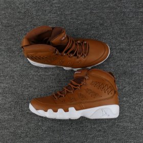 Wholesale Cheap Mens Air Jordan 9(IX) Retro Shoes Brown/White