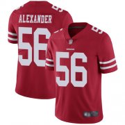 Wholesale Cheap Nike 49ers #56 Kwon Alexander Red Team Color Men's Stitched NFL Vapor Untouchable Limited Jersey