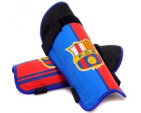 Wholesale Cheap Barcelona Soccer Shin Guards Red & Blue