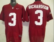 Wholesale Cheap Alabama Crimson Tide #3 Richardson Red Jersey