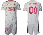 Wholesale Cheap Men 2021-2022 Club Real Madrid home white customized Adidas Soccer Jersey