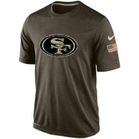 Wholesale Cheap Men\'s San Francisco 49ers Salute To Service Nike Dri-FIT T-Shirt