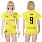Wholesale Cheap Women's Dortmund #9 Mor Home Soccer Club Jersey