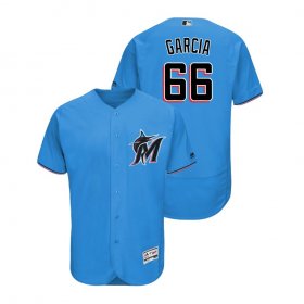 Wholesale Cheap marlins #66 Jarlin Garcia Blue Alternate 2019 Authentic Collection Flex Base Stitched MLB Jersey