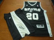 Wholesale Cheap San Antonio Spurs 20 Manu Ginobili black Basketball Suit
