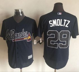 Wholesale Cheap Braves #29 John Smoltz Blue New Cool Base Stitched MLB Jersey