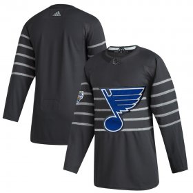 Wholesale Cheap Men\'s St. Louis Blues Adidas Gray 2020 NHL All-Star Game Authentic Jersey