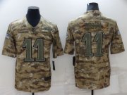 Wholesale Cheap Men's Philadelphia Eagles #11 A. J. Brown Nike Camo 2018 Salute to Service Stitched NFL Limited Jersey
