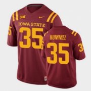 Wholesale Cheap Men Iowa State Cyclones #35 Jake Hummel College Football Cardinal Replica Jersey