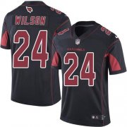 Wholesale Cheap Nike Cardinals #24 Adrian Wilson Black Men's Stitched NFL Limited Rush Jersey