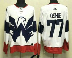 Cheap Men\'s Washington Capitals #77 TJ Oshie White 2023 Stadium Series Authentic Jersey