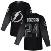 Cheap Adidas Lightning #24 Zach Bogosian Black Alternate Authentic Stitched NHL Jersey