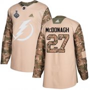 Wholesale Cheap Adidas Lightning #27 Ryan McDonagh Camo Authentic 2017 Veterans Day 2020 Stanley Cup Final Stitched NHL Jersey