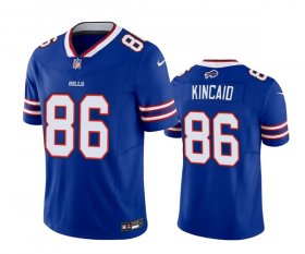 Wholesale Cheap Men\'s Buffalo Bills #86 Dalton Kincaid Blue 2023 Draft Vapor Untouchable Limited Stitched Football Jersey