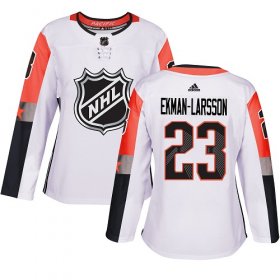 Wholesale Cheap Adidas Coyotes #23 Oliver Ekman-Larsson White 2018 All-Star Pacific Division Authentic Women\'s Stitched NHL Jersey