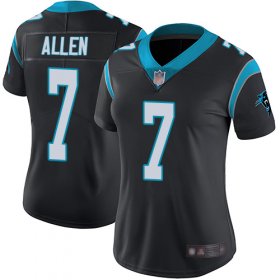 Wholesale Cheap Nike Panthers #7 Kyle Allen Black Team Color Women\'s Stitched NFL Vapor Untouchable Limited Jersey