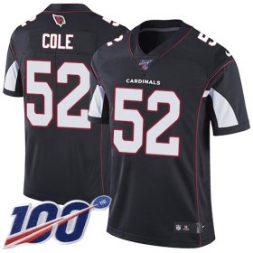 Wholesale Cheap Nike Cardinals #52 Mason Cole Black Alternate Men\'s Stitched NFL 100th Season Vapor Limited Jersey