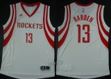 Wholesale Cheap Houston Rockets #13 James Harden Revolution 30 Swingman 2014 White Red Jersey