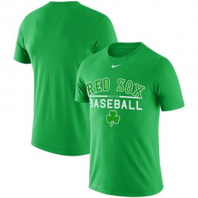 Wholesale Cheap Boston Red Sox Nike Practice Performance T-Shirt Green