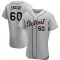 Wholesale Cheap Men's Detroit Tigers #60 Akil Baddoo Gray Flex Base Stitched MLB Jersey