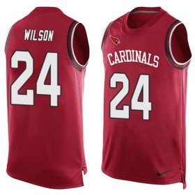 Wholesale Cheap Nike Cardinals #24 Adrian Wilson Red Team Color Men\'s Stitched NFL Limited Tank Top Jersey