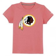 Wholesale Cheap Washington Redskins Logo Youth T-Shirt Pink